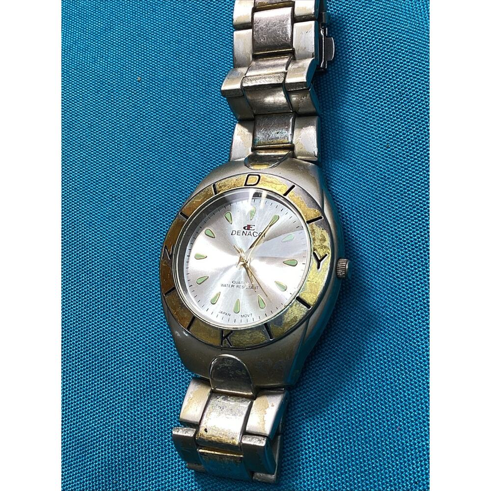 Denacci Mens Worn Quartz Watch New Battery